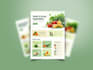 design proportional food flyer
