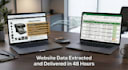 extract, scrape, clean and consolidate data from any source into structured data
