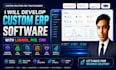 develop custom erp software system with laravel, pos, CRM