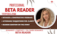 romance beta reader, alpha reader, beta reader fantasy, dark romance beta reader