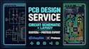 design circuit schematic and pcb in easyeda and proteus