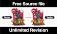 do professionally manual redraw vector tracing any logo or image