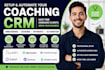 setup coaching CRM for client onboarding scheduling payments and automation