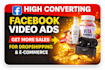 create high converting facebook ads video for dropshipping