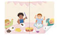 illustrate a childrens book in cartoon style