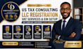 do US tax consulting llc registration vat and ein setup fast