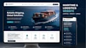 build a maritime shipping logistics and freight forwarding website
