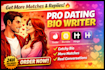 write dating app profile bio tinder bumble hinge to get matches and replies