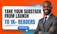setup substack account, launch substack newsletter, promote substack publication
