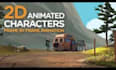 create smooth hand drawn frame by frame 2d animation