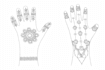 design henna mehndi pattern art