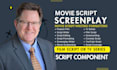 write movie script, screenplay, feature film script, tv series, script writing