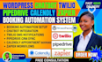 wordpress chatbot twilio pipedrive calendly zapier booking automation system
