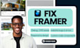 fix framer framer calendly automation notion integration rive animation setup
