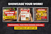design attractive food menu and restaurant poster
