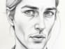 illustrate a marvelous pencil or charcoal portrait drawings
