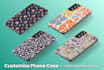 create a creative phone case design , mobile cover, pattern