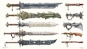 design unique weapons illustrations