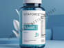 3d mockup peptide vial label packaging label supplement peptide label design