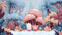 draw a cute and funny cartoon illustration