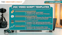 provide over 100 proven ugc hooks and script templates