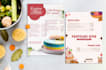 a modern restaurant menu and digital menu board