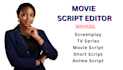 be script editor, script proofreader, format movie script, screenplay writer