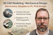 do 3d cad modeling, mechanical design, electronics and raspberry pi, pcb design