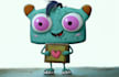 draw cute cartoon character, alien, animal, monster