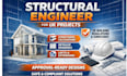 be your structure engineer for calculation and drawings of UK regulation