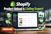 do shopify product listing and shopify product upload