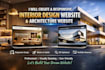 create a responsive interior design website, architecture website