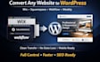 convert clone or transfer squarespace, wix, weebly, webflow to wordpress website