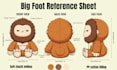 design custom plush reference sheet oc plushie stuffed animal ych tech pack