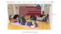 design squarespace yoga studio pilates booking website wellness fitness site