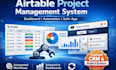 airtable project management, airtable project plan, airtable dashboard, softr
