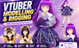 design and rig live2d vtuber model live2d vtuber rigging live2d anime style