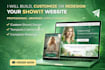 build showit website customize showit template design or redesign showit website