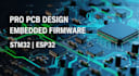 design multilayer pcb and embedded firmware for iot stm32 esp32