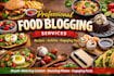 write food recipe blogging website, food blog website