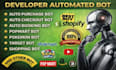 do auto purchase bot, auto checkout bot, pokemon bot, lazada bot, shopping bot