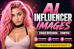 ai nsfw sfw influencer onlyfans full comfyui workflow, stable diffusion