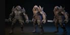 modular 3d biochemical monster,ue5 manny skeleton,humanoid character,robot,fur3d