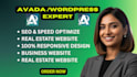 do avada wordpress website avada customization wordpress developer landing page