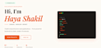 build a responsive portfolio website with animations