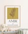 create personalized name wall art