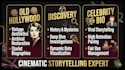 edit old hollywood celebrity deep dives and documentaries