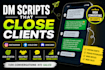 create high converting dm scripts that turn leads into paying clients