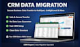crm data migration business data transfer to hubspot, gohighlevel, crm setup
