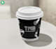 create coffee mockup, packaging, and label sticker design